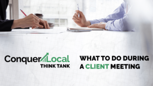 What to do During a Client Meeting